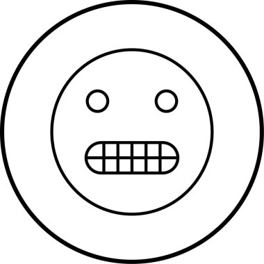 emoji. Web simgesi basit illüstrasyon