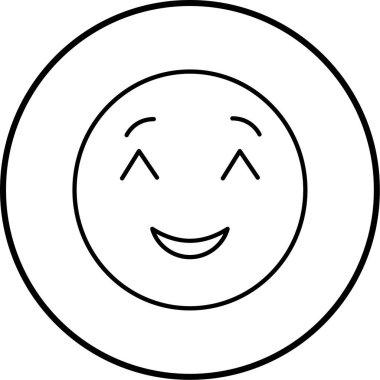 emoji. Web simgesi basit illüstrasyon