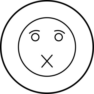 emoji. Web simgesi basit illüstrasyon