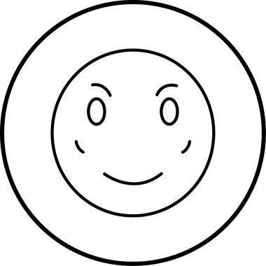 emoji. Web simgesi basit illüstrasyon