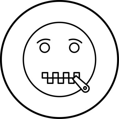 yüz simgesi, vektör illüstrasyonu