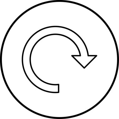 ok simgesinin vektör illüstrasyonu