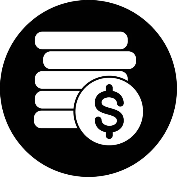 Dollar Web Icon Simple Illustration — Stock Vector