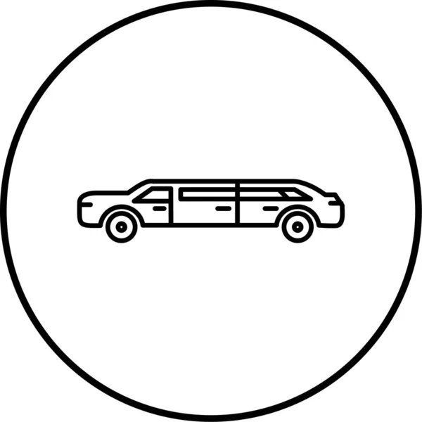 Carro Ícone Web Ilustração Simples — Vetor de Stock