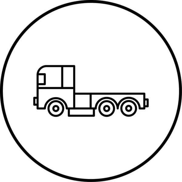 Lkw Symbol Vektor Illustration — Stockvektor