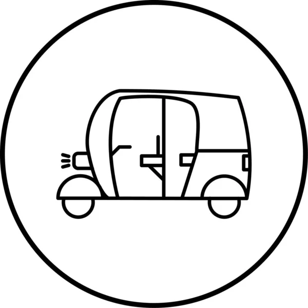 Illustration Vectorielle Icône Transport Voiture — Image vectorielle