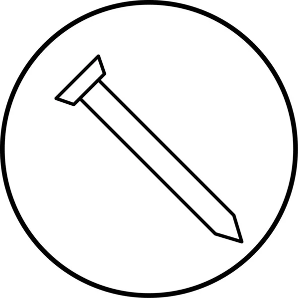 Vektor Illustration Eines Bleistift Symbols — Stockvektor