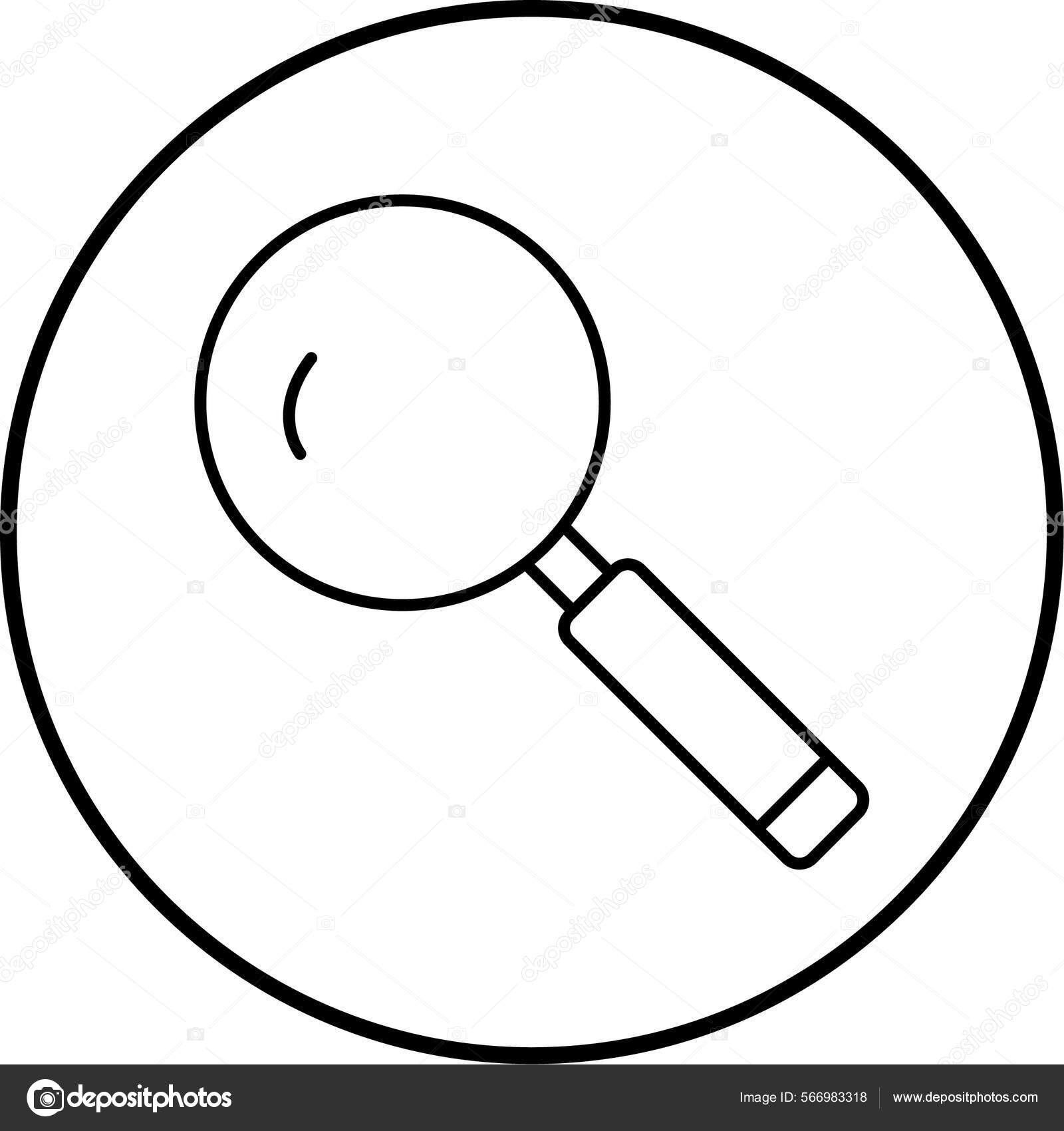 돋보기 아이콘을 일러스트 스톡 벡터 - ©MuhammadAtiq 566983318, image size:1600x1700