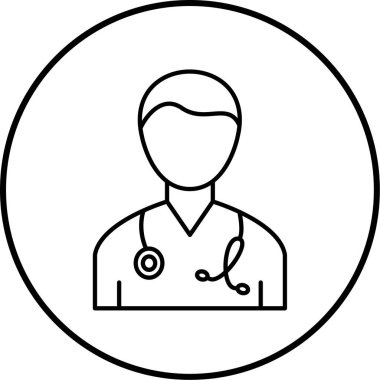 Doktor simge vektör çizim
