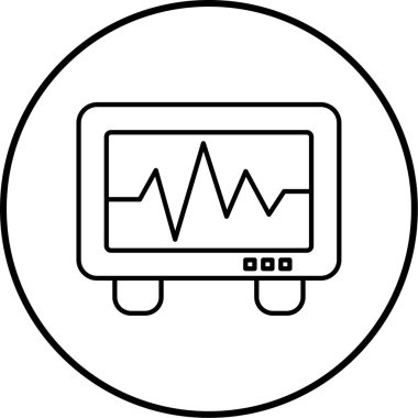Modern sağlık simgesinin vektör illüstrasyonu