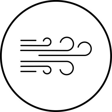 Hava simgesinin vektör illüstrasyonu