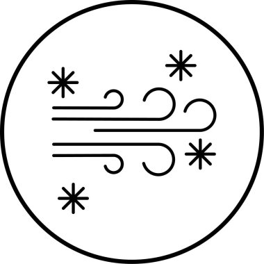 Bir yağmur simgesinin vektör illüstrasyonu