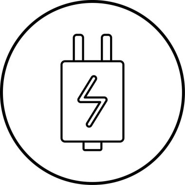 Pil. Web simgesi basit illüstrasyon