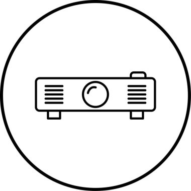 vektör lcd simgesi illüstrasyonu