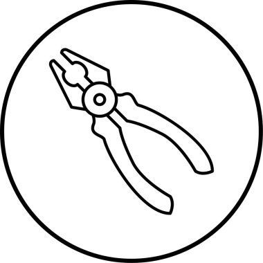 Sütun simgesinin vektör illüstrasyonu