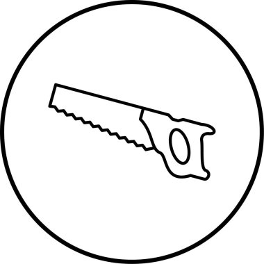 Testere vektör illüstrasyonu