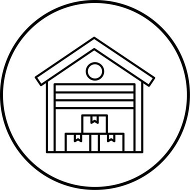 Çizim vektörü simgesi modern ev dizaynı