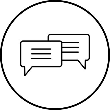 Sohbet balonu Basit resimleme