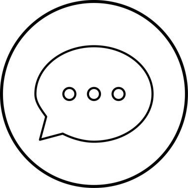 Sohbet balonu Basit resimleme