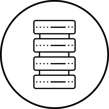 veritabanı simgesi çizimi