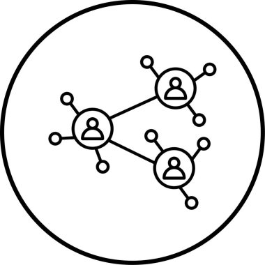 Yönetim simgesinin vektör illüstrasyonu