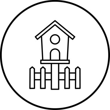 Ev simgesinin vektör illüstrasyonu 