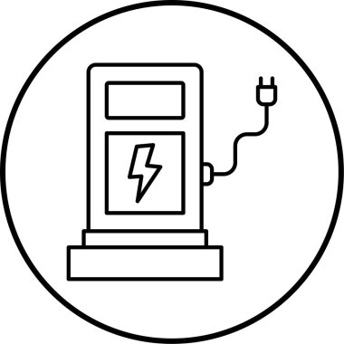 Ekoloji simgesinin vektör illüstrasyonu