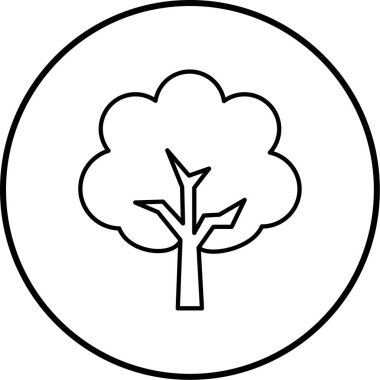 Vektör Ağacı Simgesi illüstrasyonu