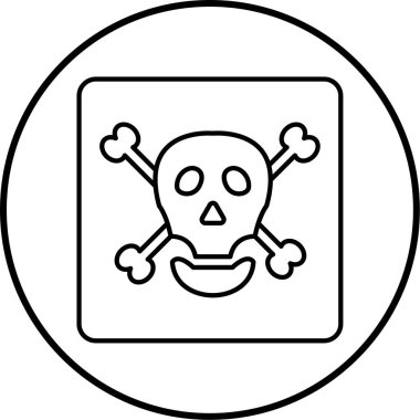 Ölü simgenin vektör illüstrasyonu
