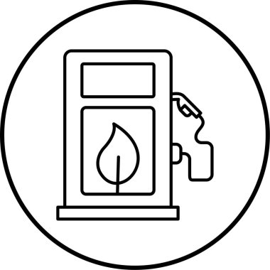 benzinli vektör renk simgesi 