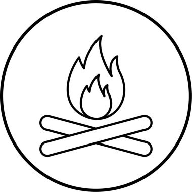 Simge vektör resimlemesini ateşle