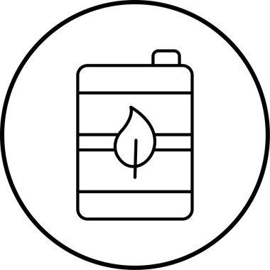 benzinli vektör renk simgesi 