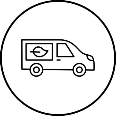 araba simgesi vektör illüstrasyonu