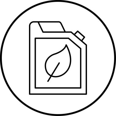 benzinli vektör renk simgesi 