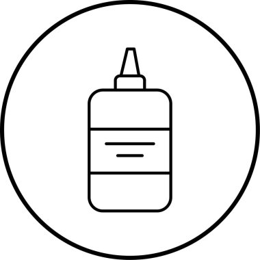 Yapıştırıcı simgesinin vektör çizimi