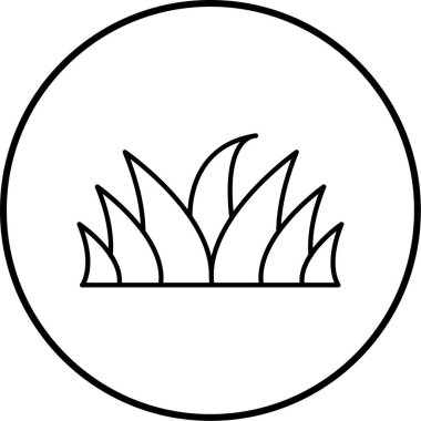 Bush simge vektör illüstrasyonu