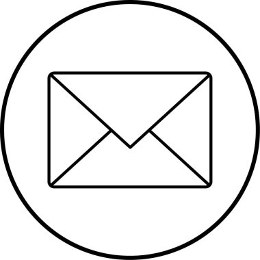 E- posta simgesi vektör illüstrasyonu