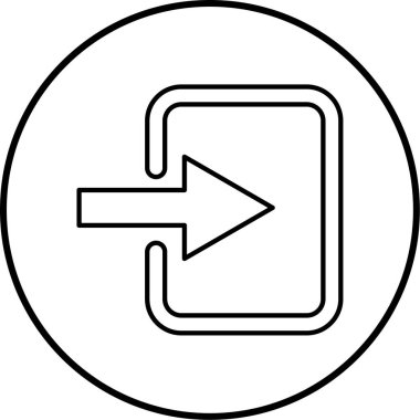 ok simgesinin vektör illüstrasyonu