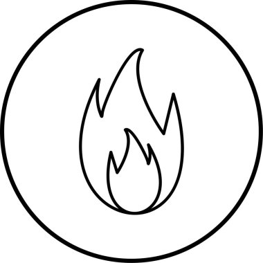 Simge vektör resimlemesini ateşle