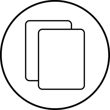 Dosya simgesinin vektör illüstrasyonu