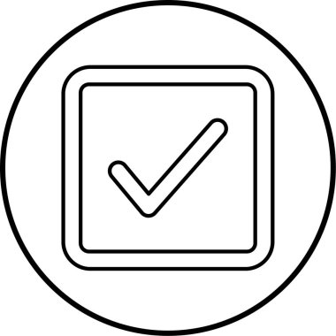 İşaretleme simgesinin vektör illüstrasyonu