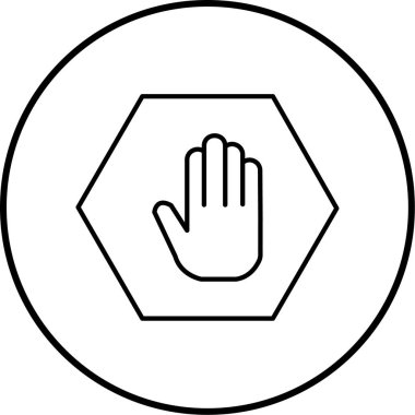 Yol simgesi, vektör illüstrasyonu