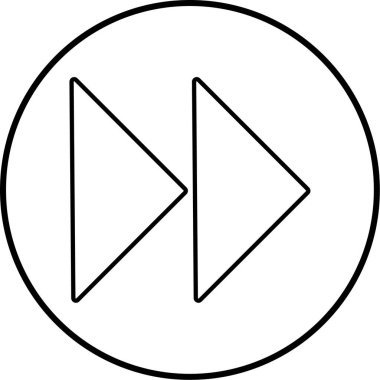 Oynayın. Web simgesi basit illüstrasyon