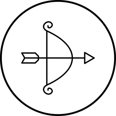 yay ikon vektör illüstrasyonu