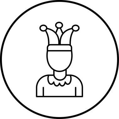 Şapkalı bir kadının vektör çizimi