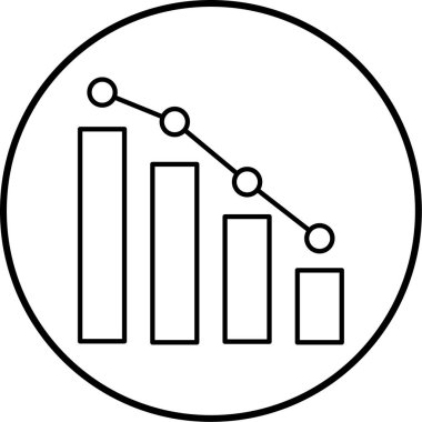 İş grafiğinin vektör illüstrasyonu
