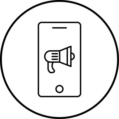 mobil simge vektör illüstrasyonu