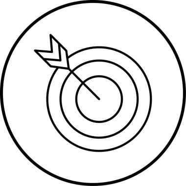 Moda biçimi izole edilmiş arkaplanda hedef simge