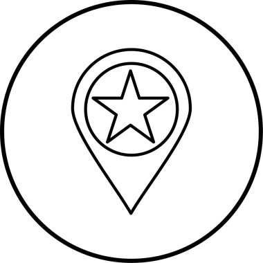 konum. Web simgesi basit illüstrasyon