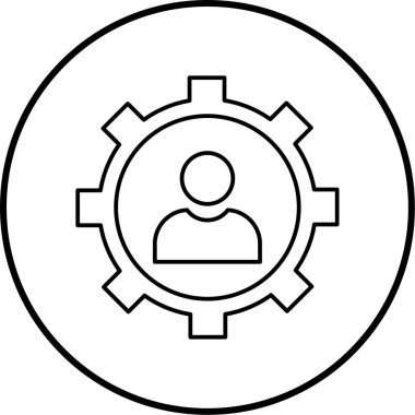 ayar simgesi vektör illüstrasyonu